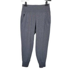 Athleta Venice Jogger Gray High Waisted Sweatpants 5 Pockets